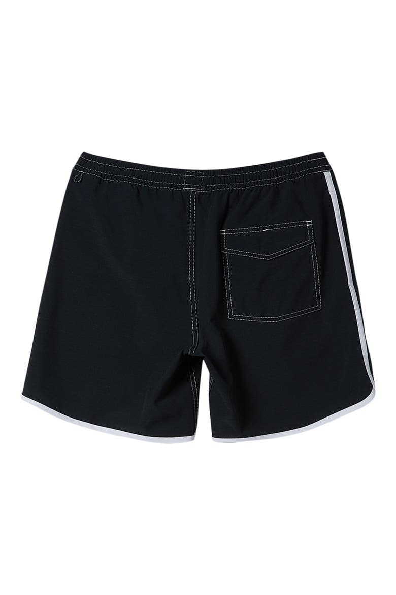 Original Scallop Volley Swim Trunks, Alternate, color, BLACK