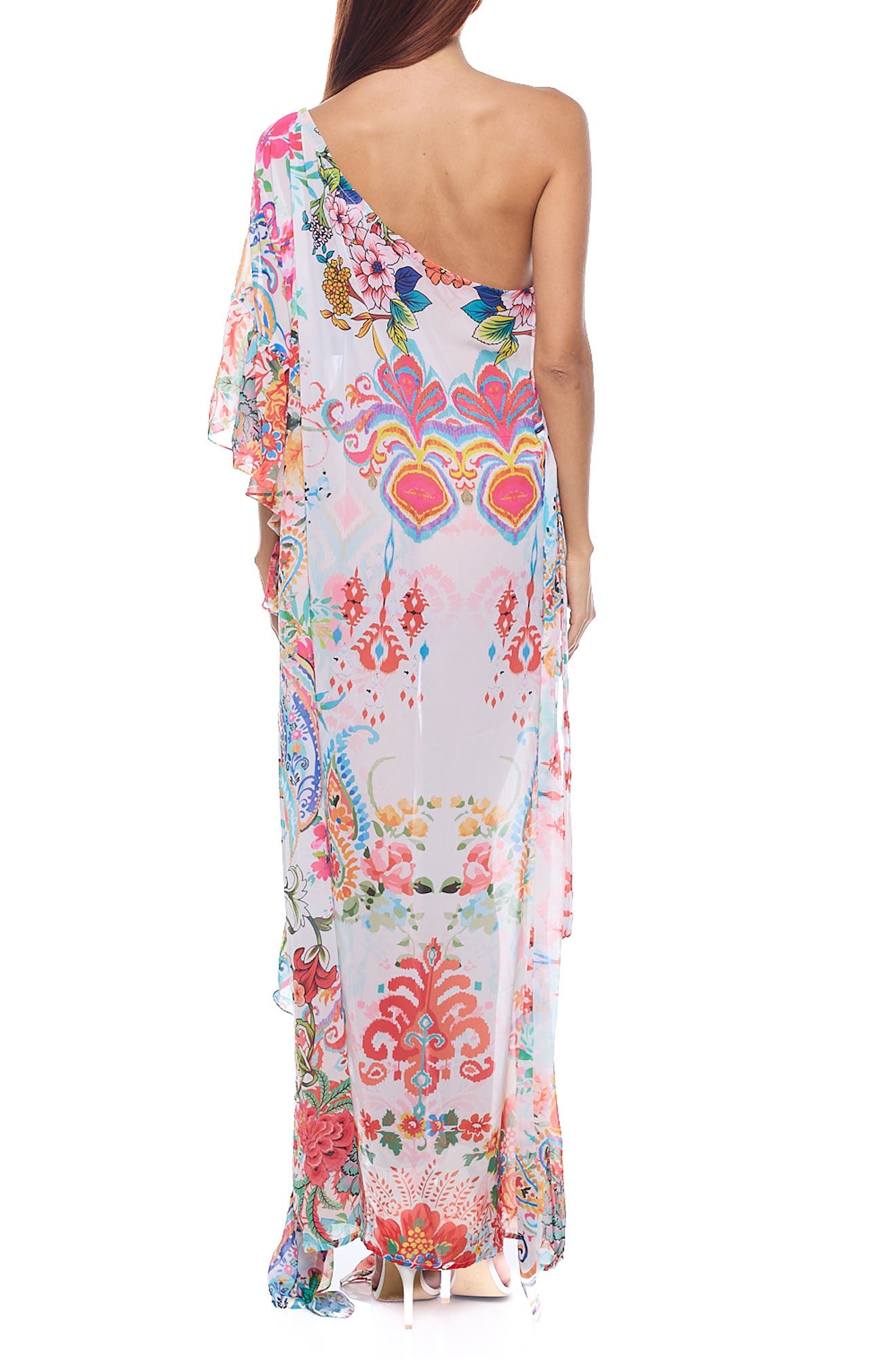 One Shoulder Ruffle Dress - image 2