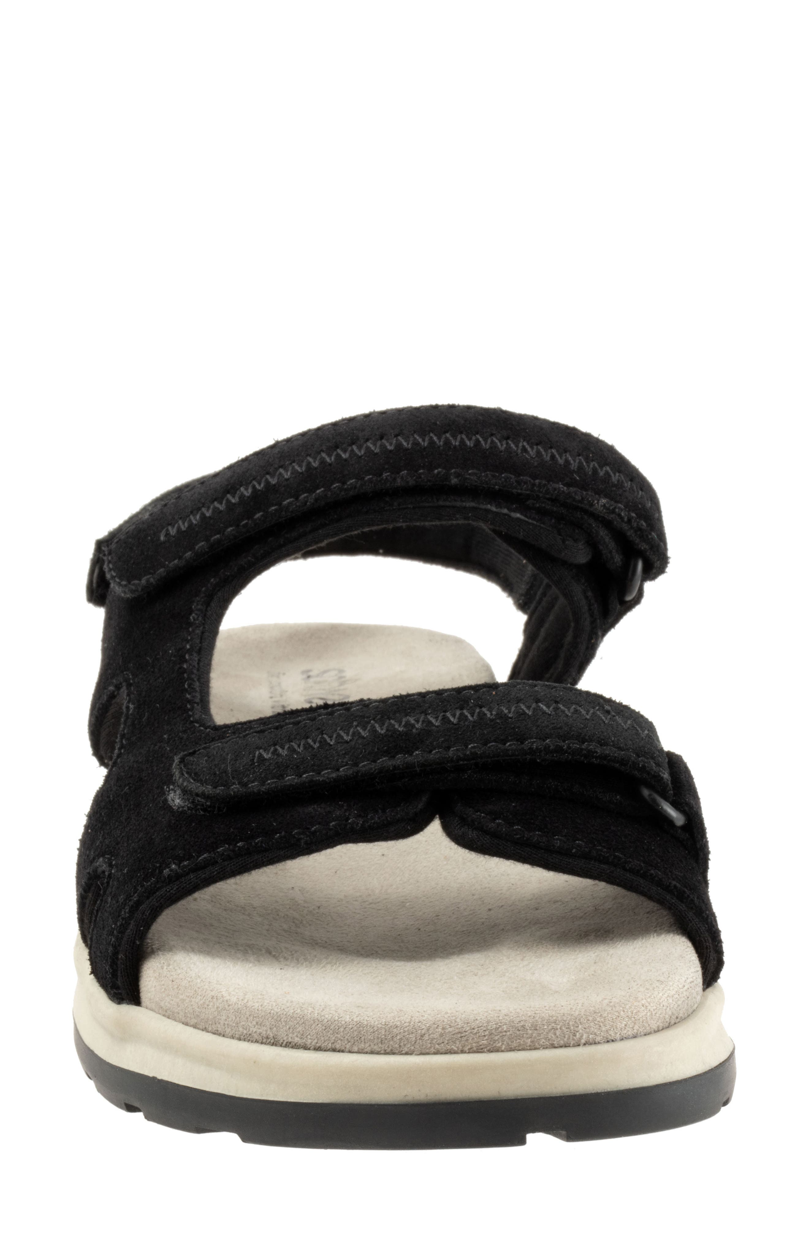 SoftWalk<sup>®</sup> Olani Slingback Sandal, Alternate, color, Black Suede
