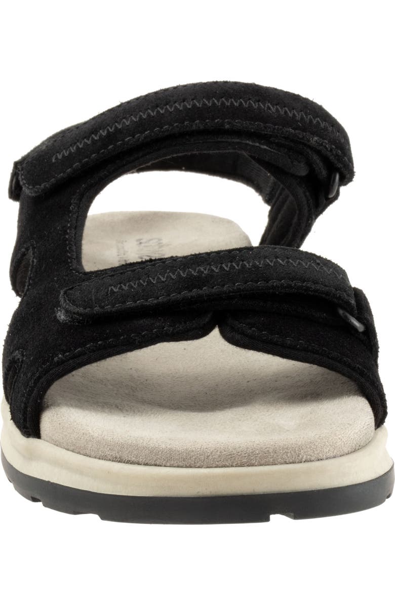 SoftWalk<sup>®</sup> Olani Slingback Sandal, Alternate, color, Black Suede