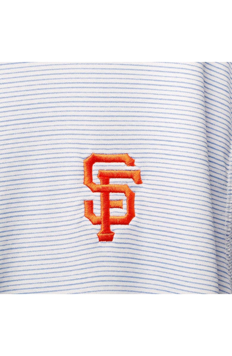 vineyard vines Men's Vineyard Vines White San Francisco Giants Sankaty Quarter-Zip Sweatshirt, Alternate, color,