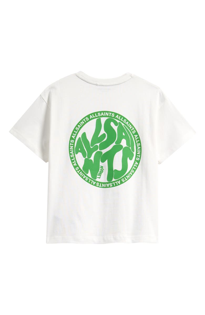 smALLSAINTS by ALLSAINTS Kids' Distortion Orlando Cotton Graphic T-Shirt, Alternate, color, White