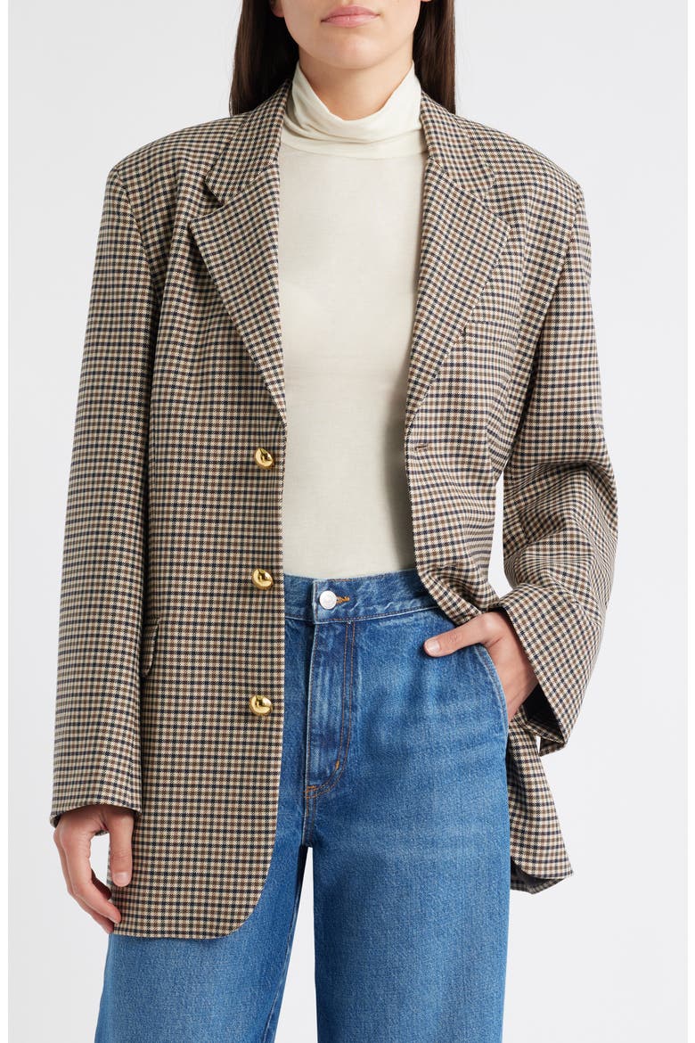 The Houndstooth Blazer, Main, color, NAVY MULTI