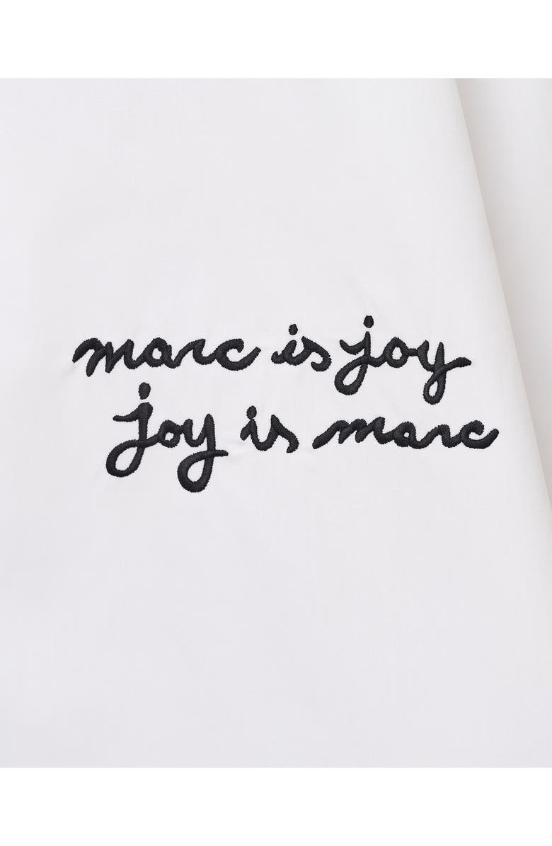 Marc Jacobs Marc Is Joy Flocked Daisy Cotton Poplin Button-Up Shirt, Alternate, color,