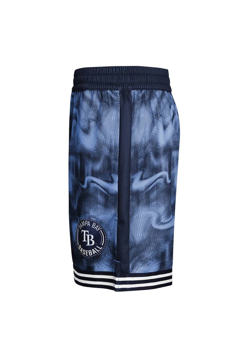Youth Navy/Light Blue Tampa Bay Rays Outfielder Shorts, Alternate, color, Navy