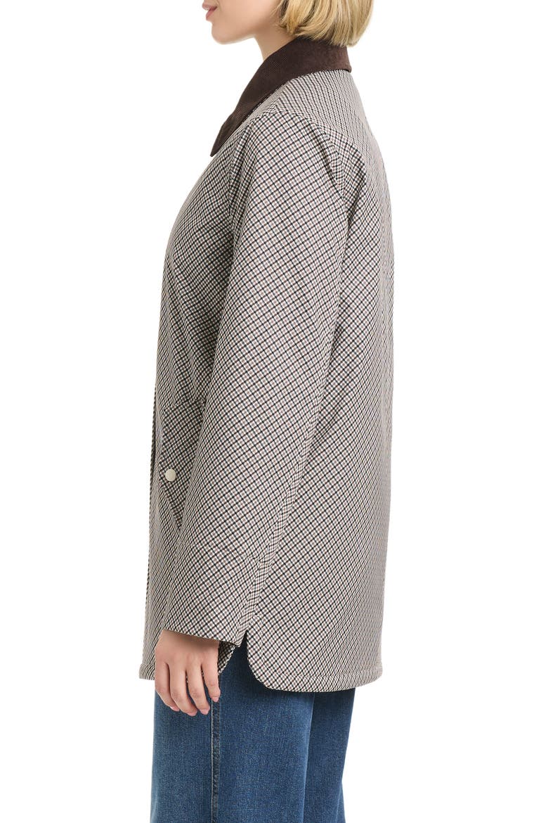 Water Resistant Barn Jacket, Alternate, color, MULTI MINI HOUNDSTOOTH