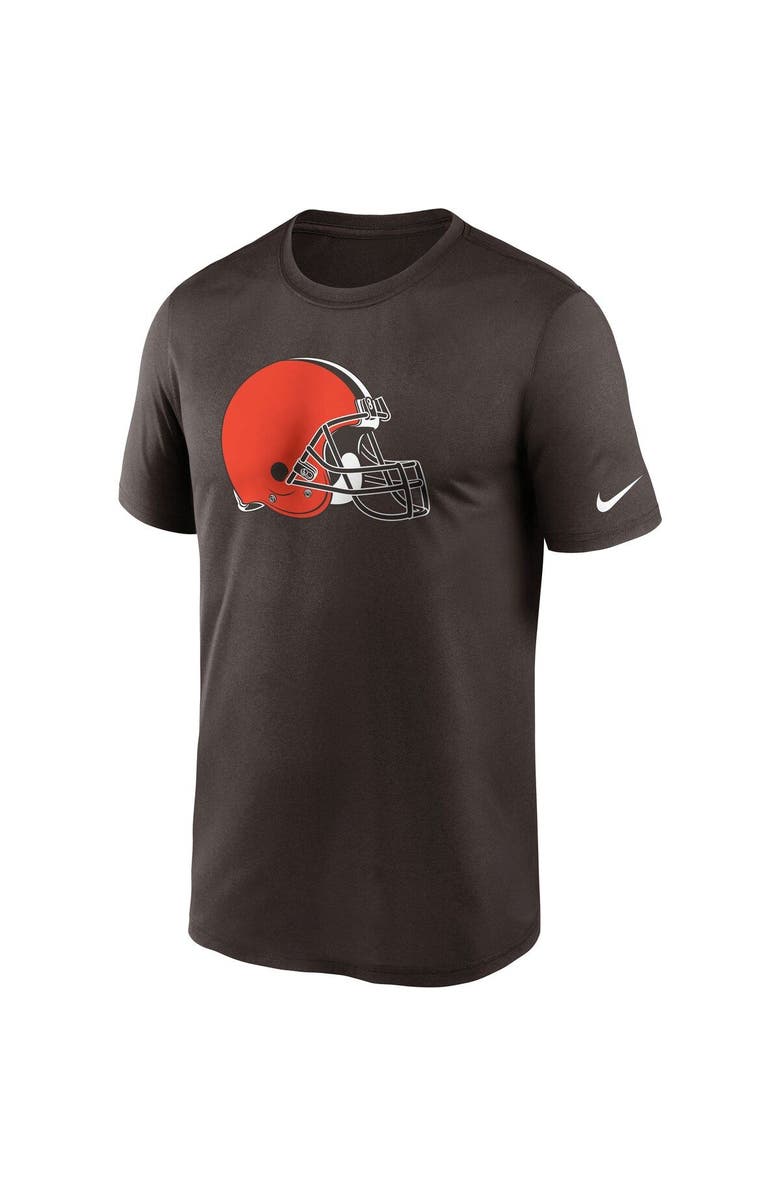 Nike Men's Nike Brown Cleveland Browns Logo Essential Legend Performance T-Shirt, Alternate, color, Brown