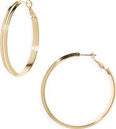 Nordstrom Ridged Hoop Earrings