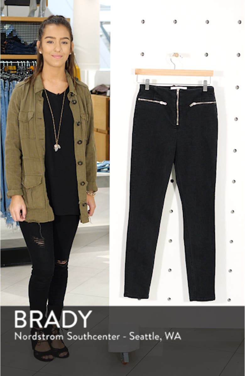 Niki Zip Pocket Skinny Jeans, sales video thumbnail