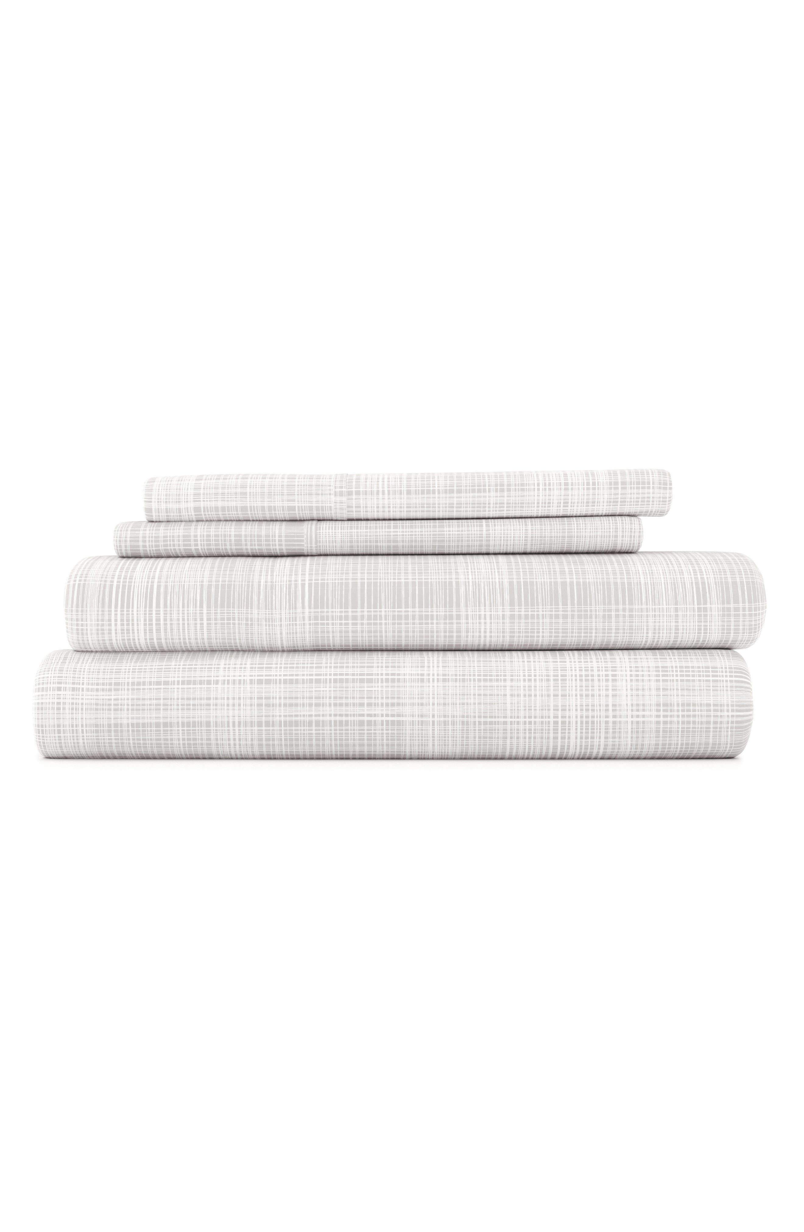 HOMESPUN HOME SPUN Premium Ultra Soft Thatch 4-Piece Bed Sheet Set