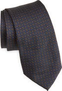 Jack Victor Medallion Silk Jacquard Tie