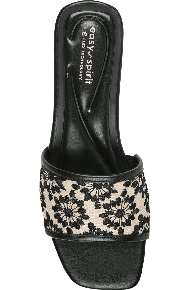 Easy Spirit Gianina Slide Sandal, Alternate, color, Black