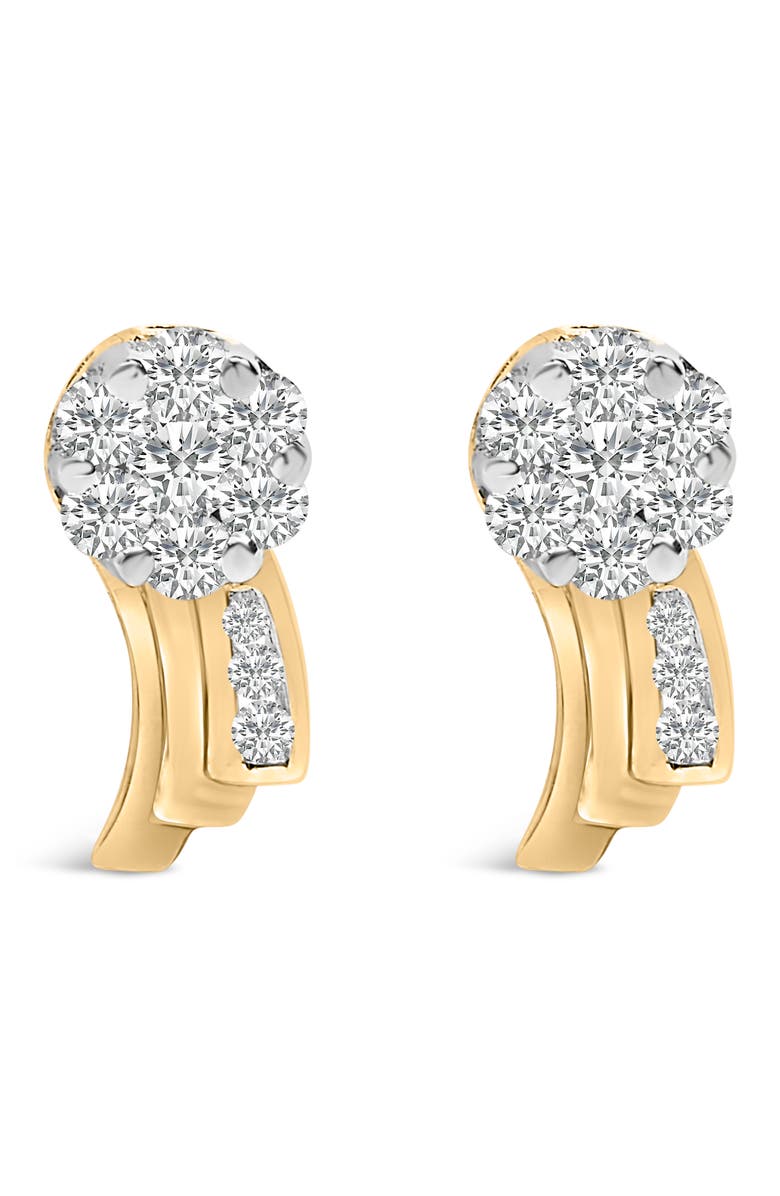 Haus of Brilliance 14K Yellow Gold 7/8 cttw Round Cut Diamond Earrings, Main, color, Yellow