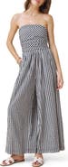 Splendid Gigi Gingham Strapless Jumpsuit