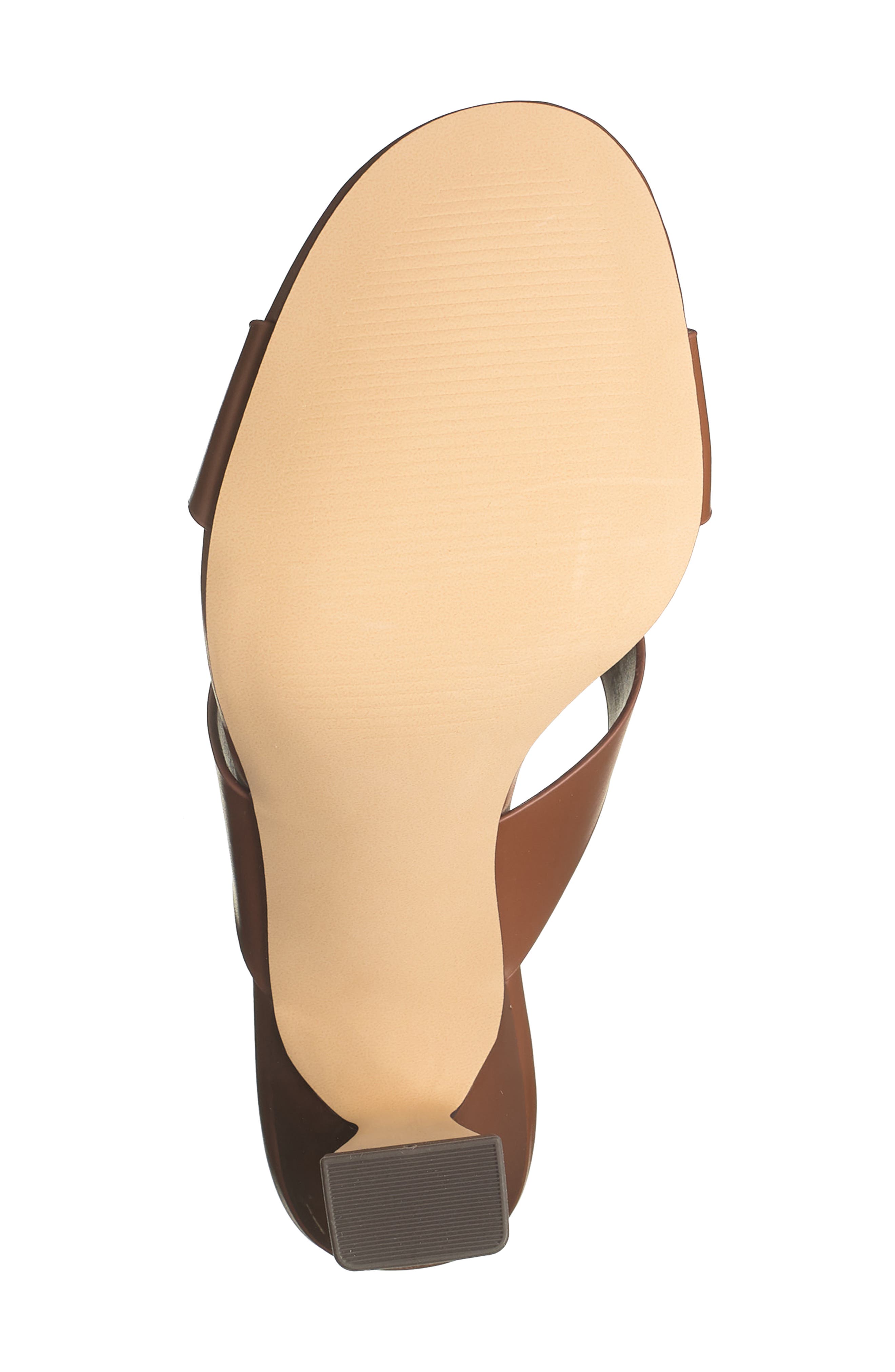NORDSTROM RACK Twist Sandal, Alternate, color, Brown Saddle
