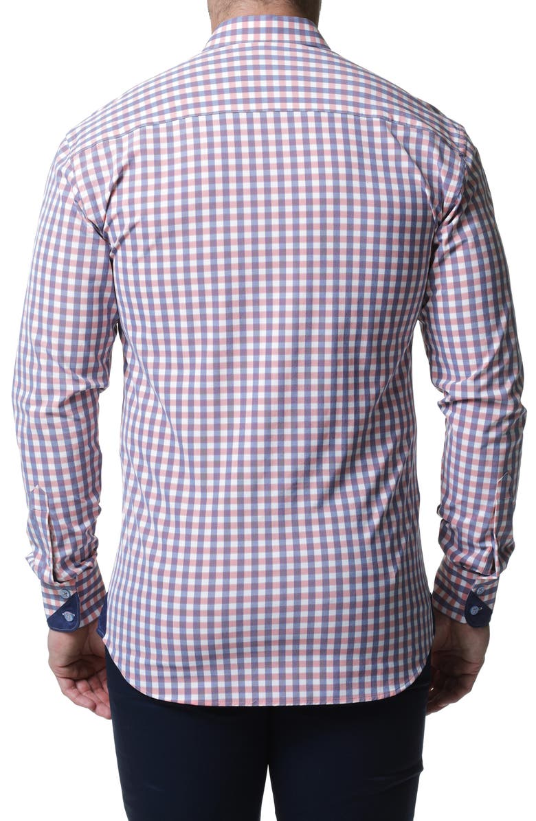 Maceoo Wall Street 4-Way Stretch Plaid Performance Sport Shirt, Alternate, color,