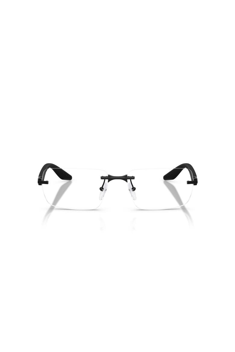 59mm Rectangle optical glasses, Alternate, color, Black