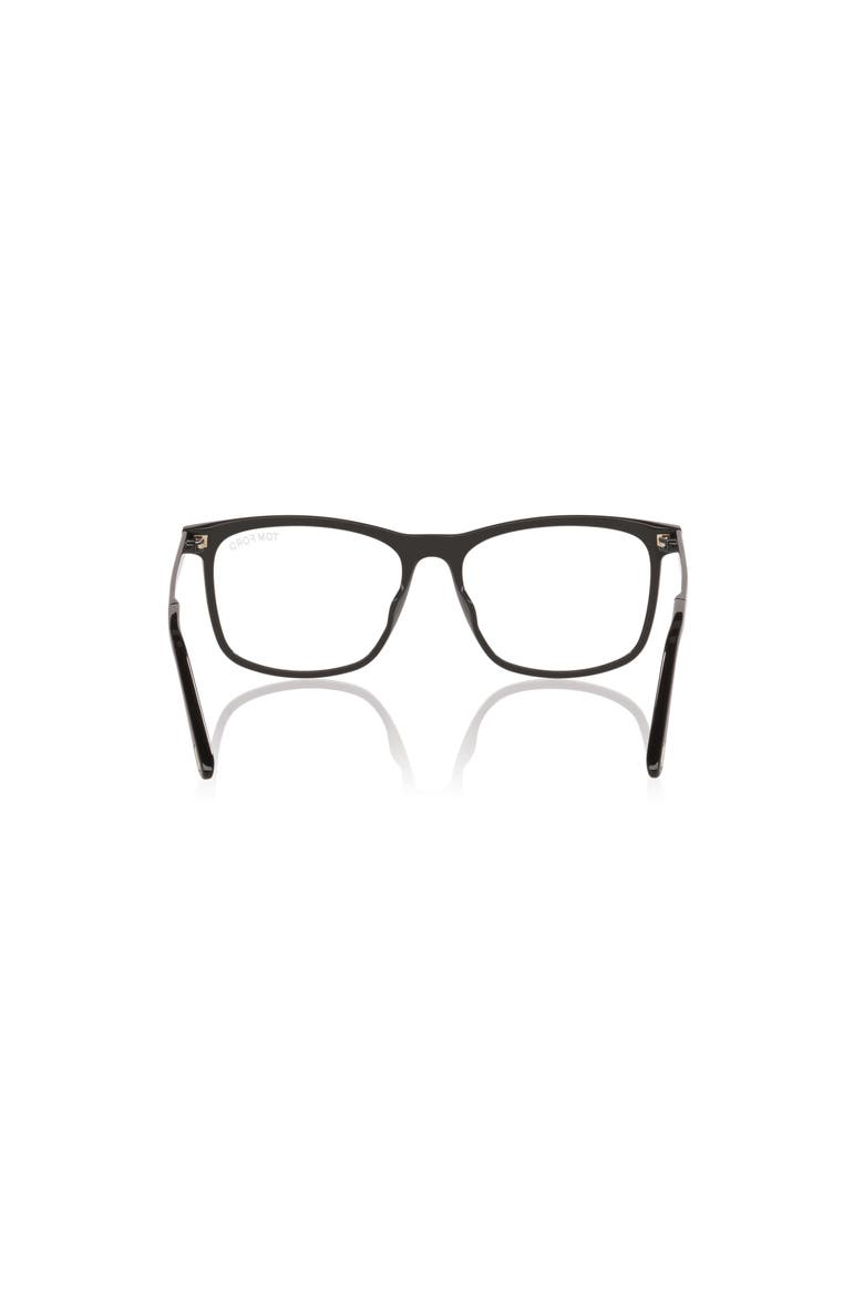 56mm Square optical glasses, Alternate, color, Black