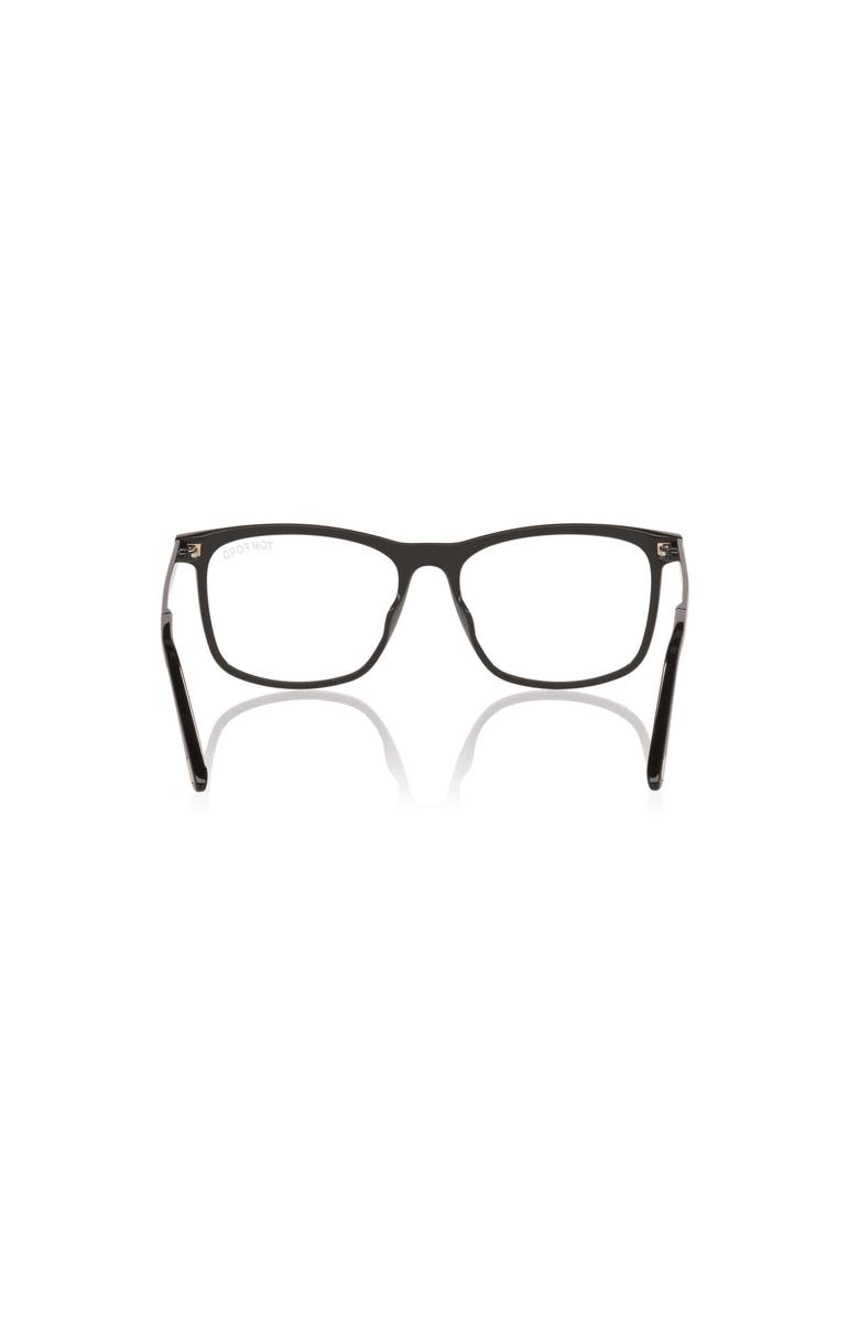 TOM FORD 56mm Square optical glasses, Alternate, color, Black