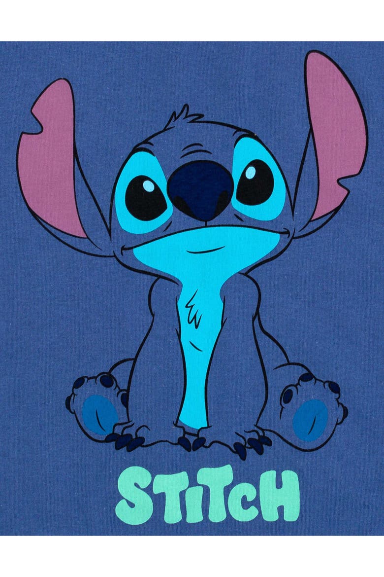 Lilo & Stitch Cropped T-Shirt, Alternate, color, Stitch Blue