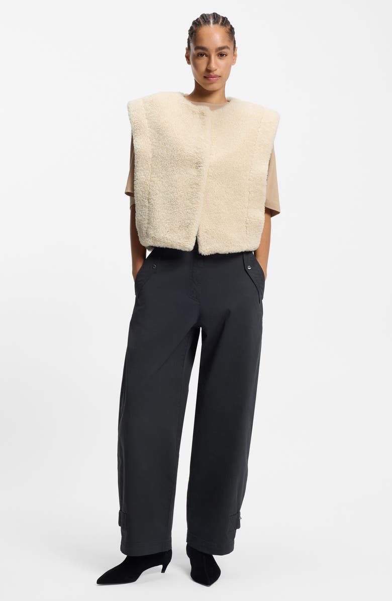 BOSS Orange Cosila Faux Shearling Vest, Alternate, color, 