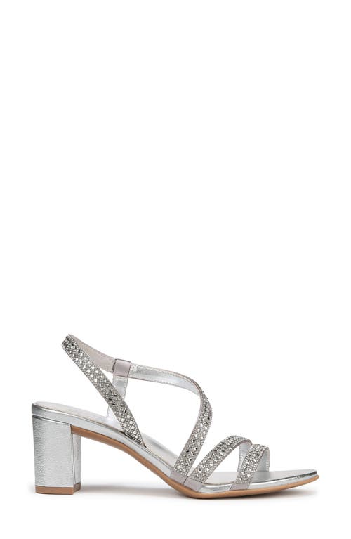 Naturalizer Vanessa Slingback Sandal In Silver