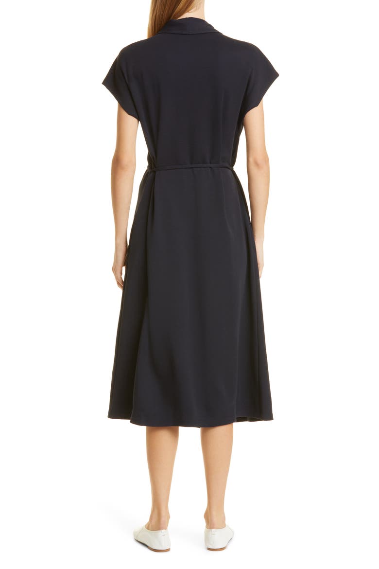 Benaco Faux Wrap Dress, Alternate, color, NAVY