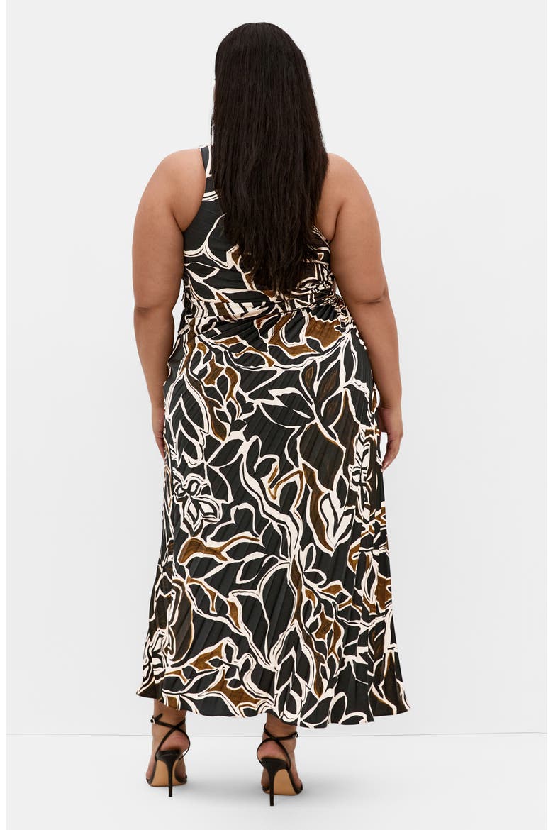 Alice One-Shoulder Maxi Dress, Alternate, color, WINTER FOLIAGE
