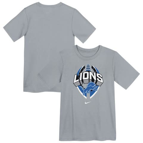 Preschool Nike Gray Detroit Lions Icon Legend Performance T-Shirt