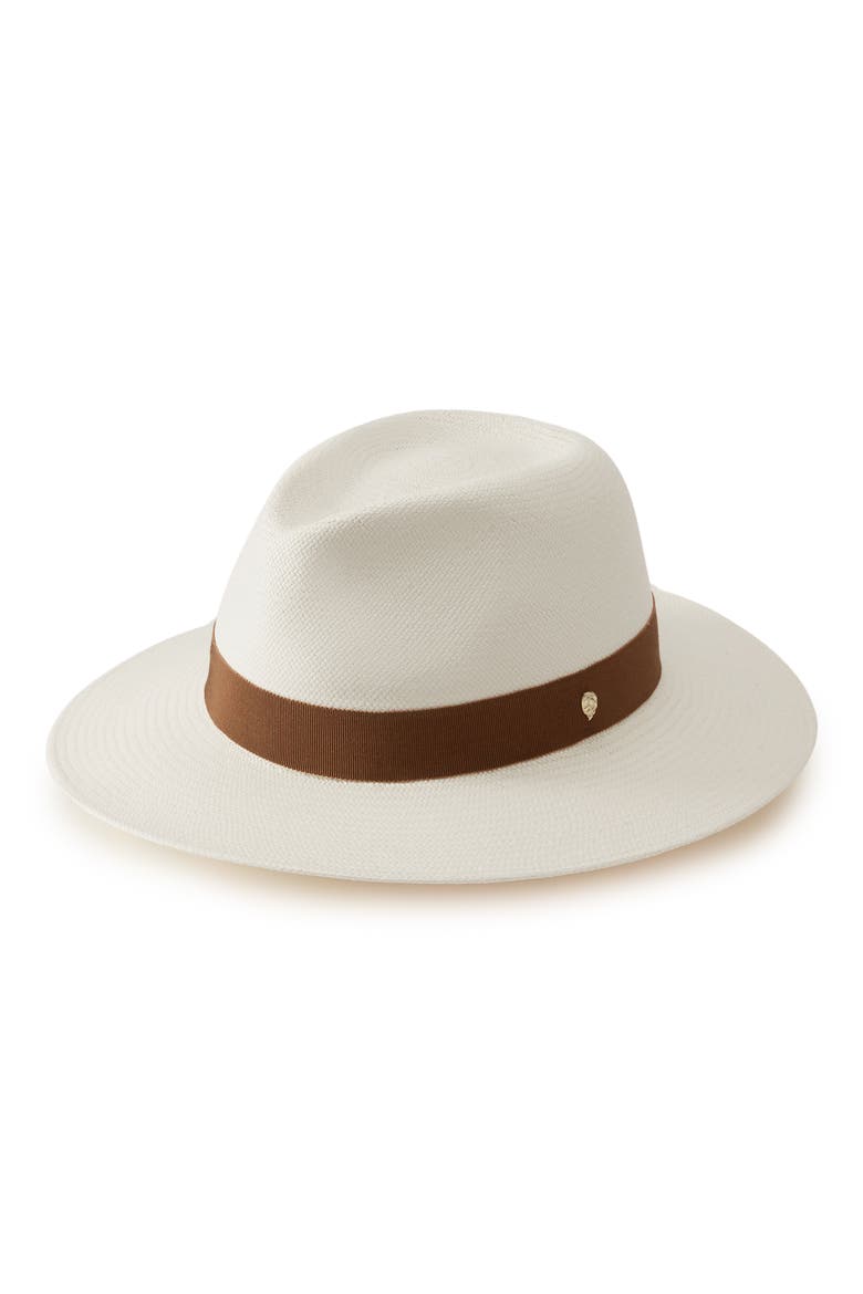 Vitoria Straw Panama Hat, Main, color, CHALK/ NUTSHELL