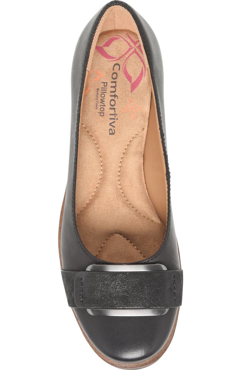Comfortiva Rhoda Buckle Flat, Alternate, color,