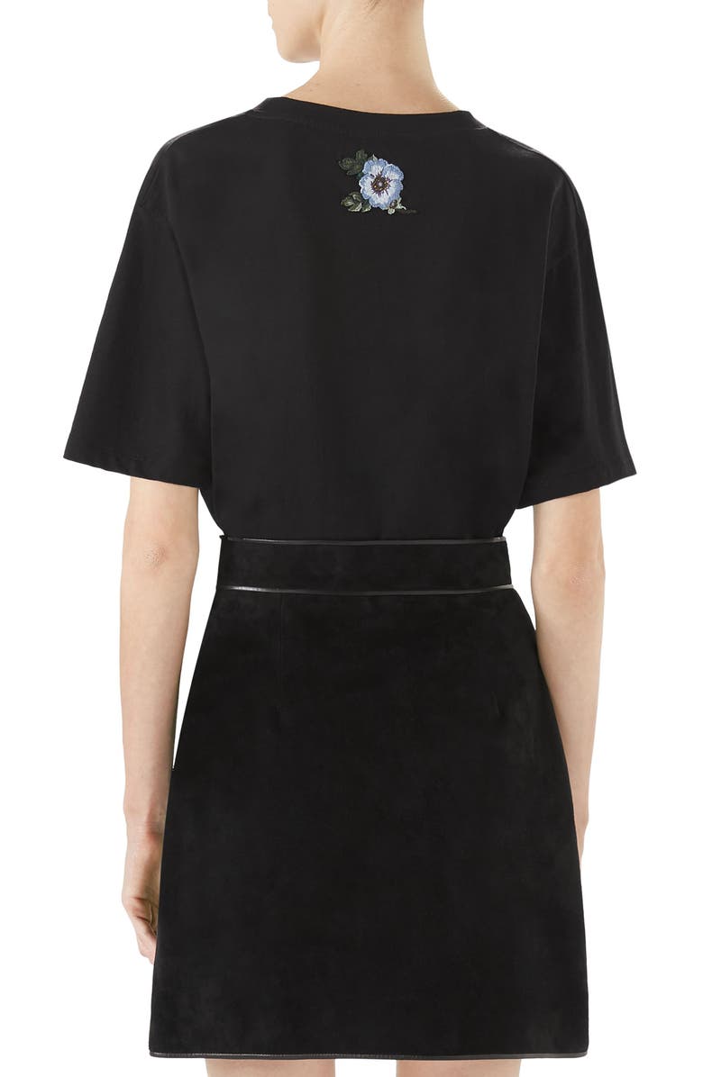 Gucci Logo Oversize Cotton Graphic Tee, Alternate, color,