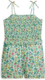 Polo Ralph Lauren Kids' Floral Smocked Romper
