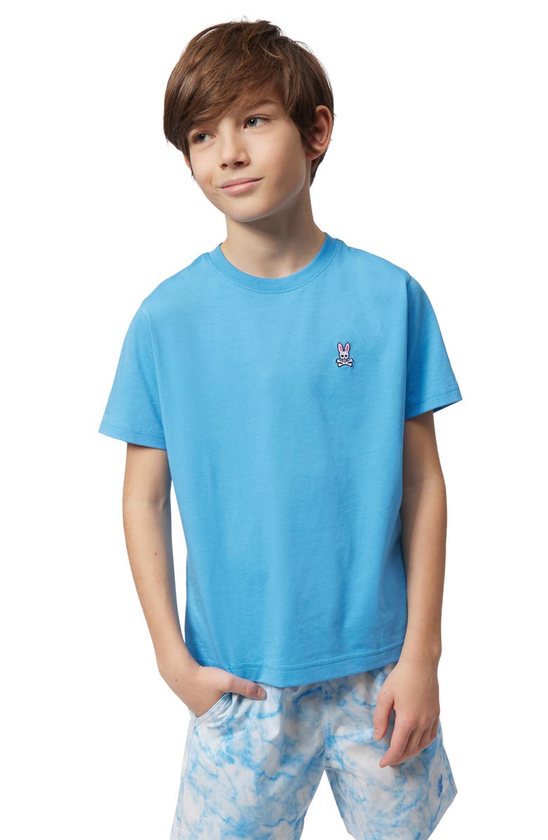 Psycho Bunny Kids' Classic Crewneck T-Shirt, Alternate, color,