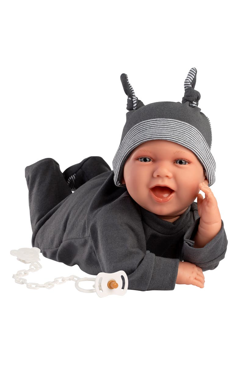 Llorens Luis 16.5-Inch Laughing Articulated Baby Doll, Alternate, color, Multi