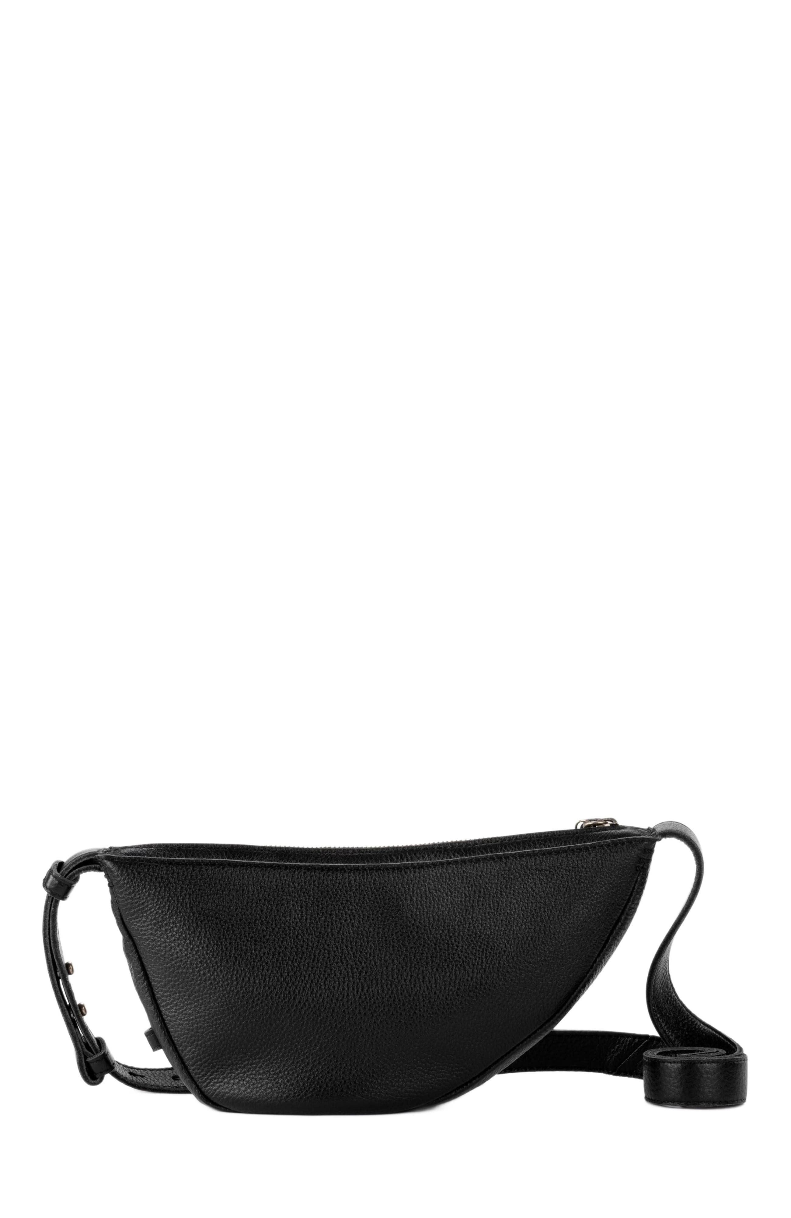 The Sak Tess Sling Leather Bag, Main, color, Black