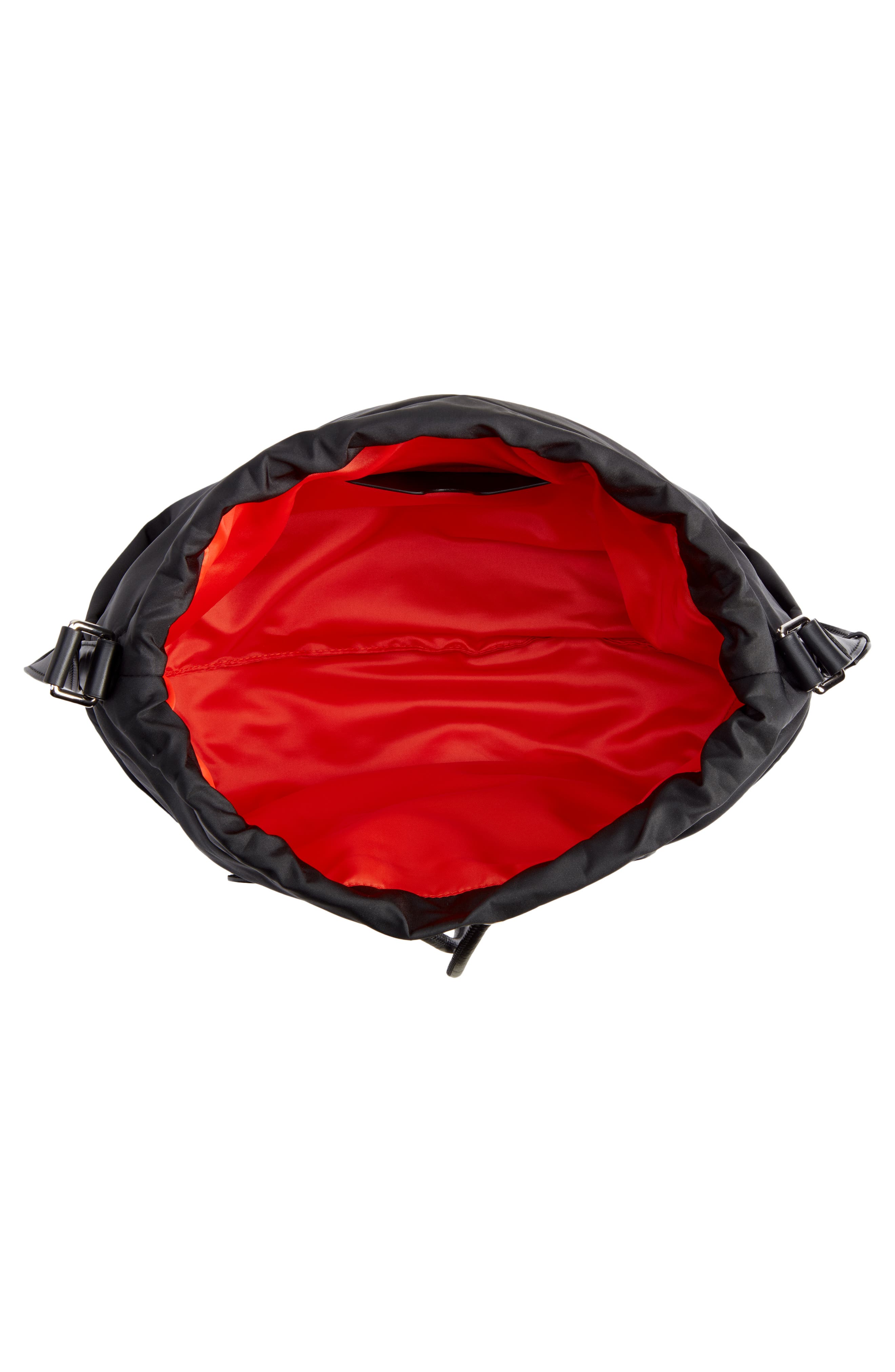 McQueen Small The Bundle Nylon Shoulder Bag, Alternate, color, 