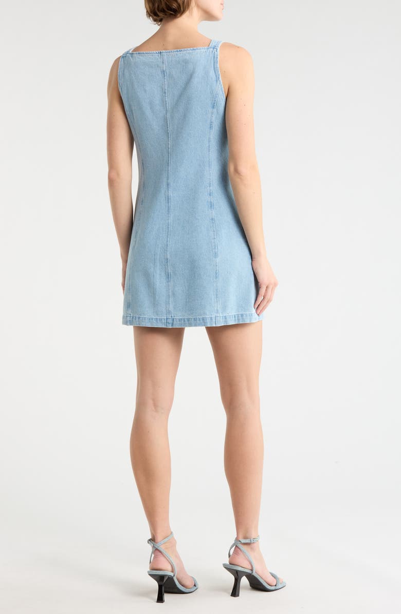 WAYF Sleeveless Denim Dress, Alternate, color, Vintage Blue
