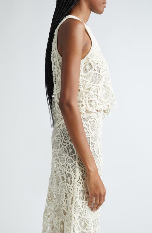 A.l.c Shay Lace Midi Skirt In Warm White In Warm White
