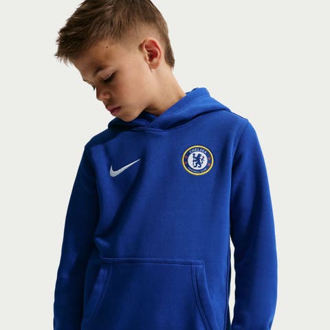 Youth Nike Blue Chelsea Club Hoodie
