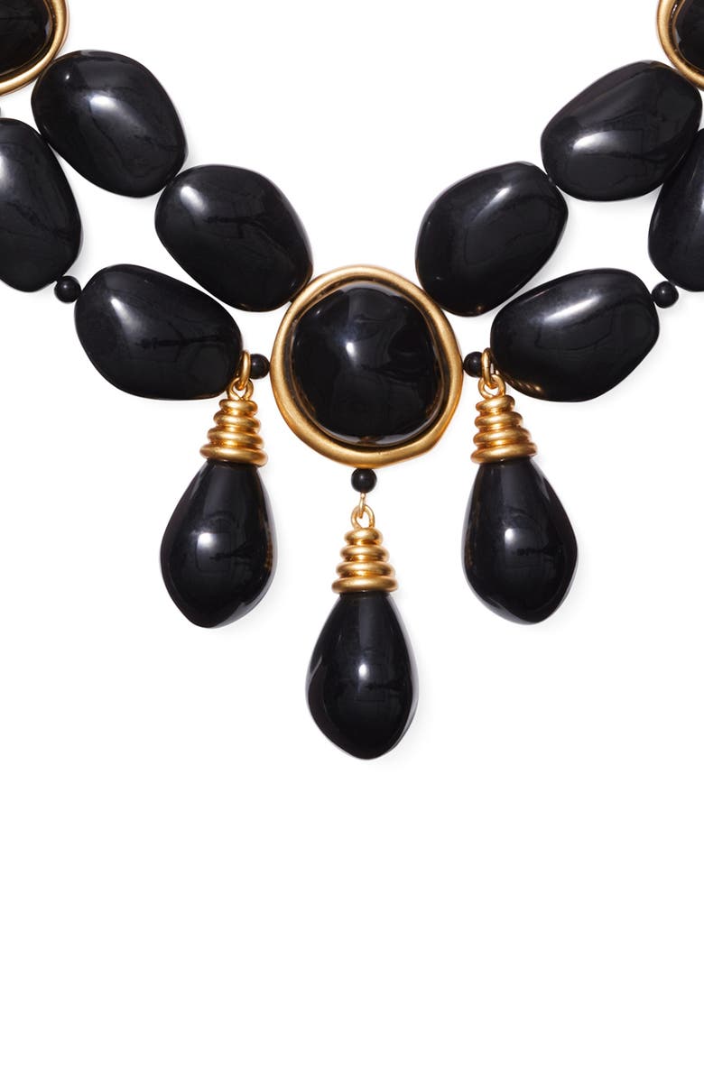 Tory Burch Bib Necklace, Alternate, color, 