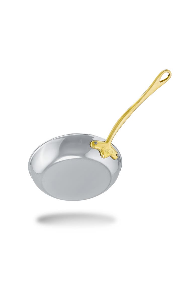 Mauviel M
Cook B 5-Ply Polished Stainless Steel Frying Pan With Brass Handle, 10.2-inch, Alternate, color, Silver