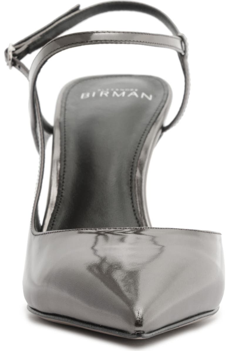 Alexandre Birman Tita Pointed Toe Slingback Pump, Alternate, color, Graphite