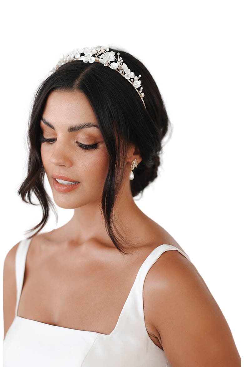 Josephine Crystal Tiara, Alternate, color, Gold