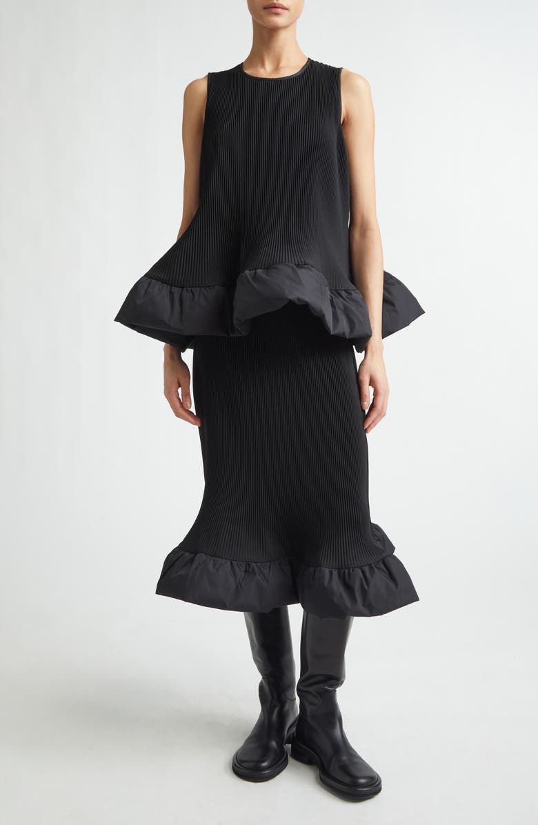 MELITTA BAUMEISTER Slim Puffle Ripple Tank, Alternate, color, Black