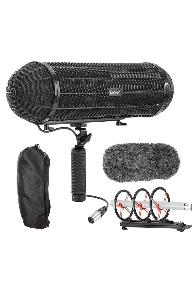BWS1000 Blimp Wind & Vibration Protection System for Shotgun Microphones, Main, color, Black