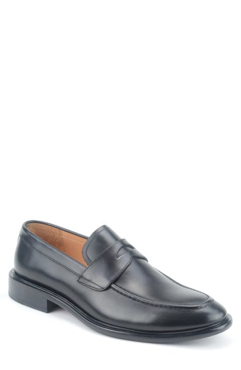 Savoy Apron Toe Penny Loafer (Men)