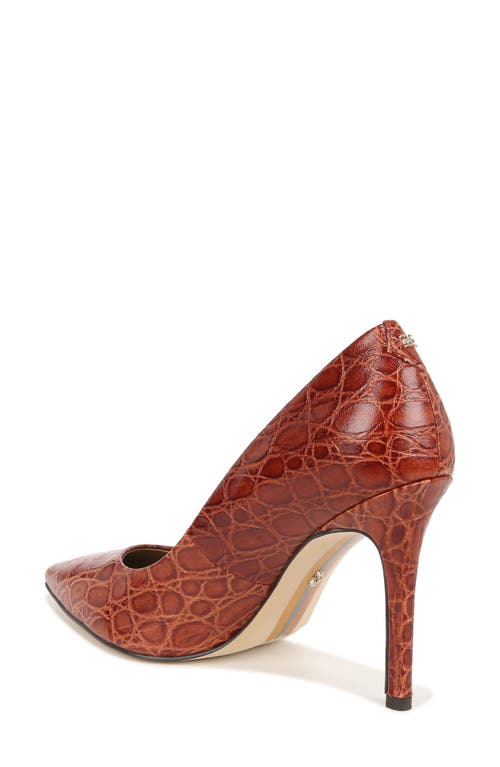 Sam Edelman Hazel Pointed Toe Pump In Brown