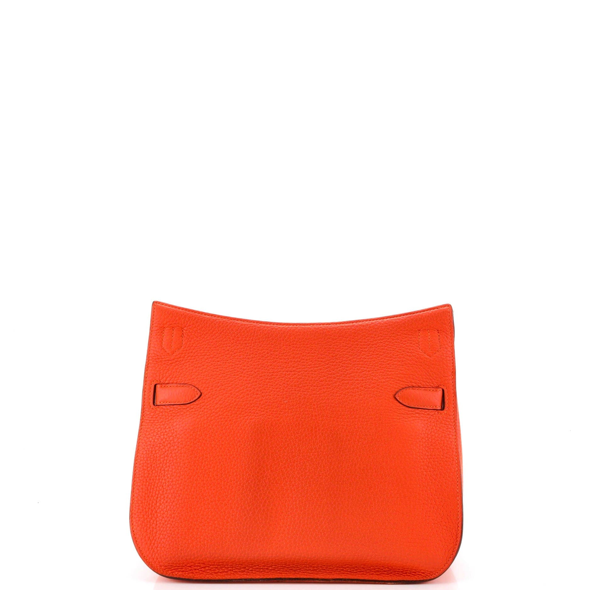 Pre-Owned Hermes Jypsiere Bag Clemence 28, Alternate, color, Feu