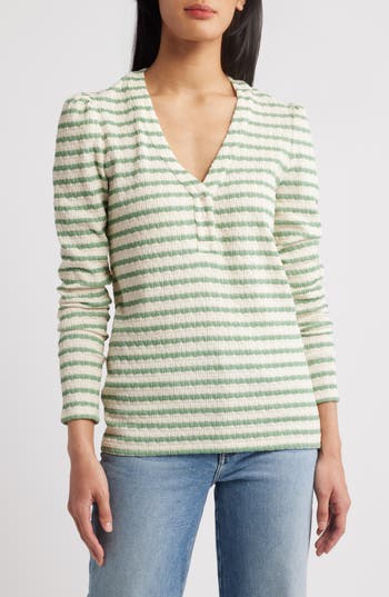 Gibsonlook The Amelia Stripe Henley Top
